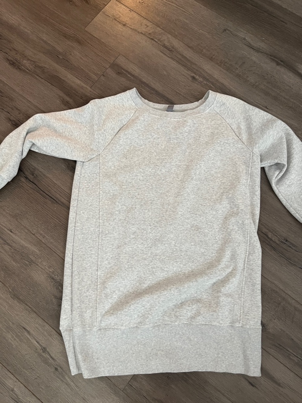 Joe Fresh Light Gray Long Sleeve Dress